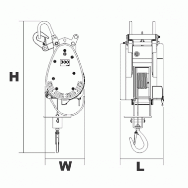 ΢��늄Ӻ��JDU-300A С����DU-300A micro electric hoist DU-300A